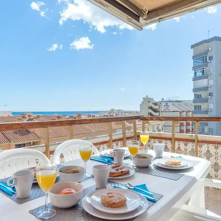 Lujo En La Carihuela - Vistas Frontales Al Mar Y Parking! Daire Torremolinos